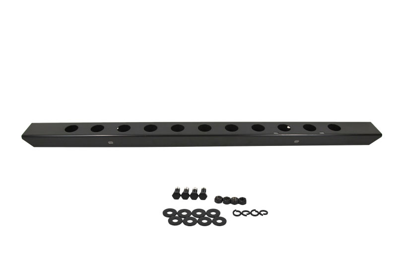 Kentrol 50429 | 45-86 Jeep CJ 54 Inch Front Bumper with holes - Powdercoat Black; 1955-1986