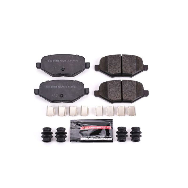 PowerStop z23-1377 | Power Stop 11-13 Ford Edge Rear Z23 Evolution Sport Brake Pads w/Hardware; 2011-2013