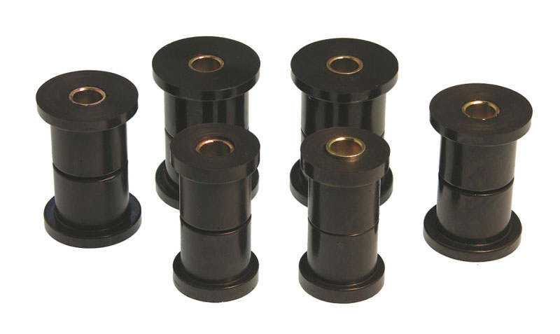 Prothane 7-1004-BL | 81-87 GM Rear Spring & Shackle Bushings (w/ 1 3/8in Bushings) - Black; 1981-1987