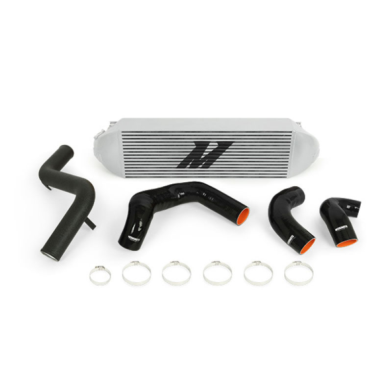 Mishimoto mmint-fost-13kbsl | 2013+ Ford Focus ST Silver Intercooler w/ Black Pipes; 2013-2020