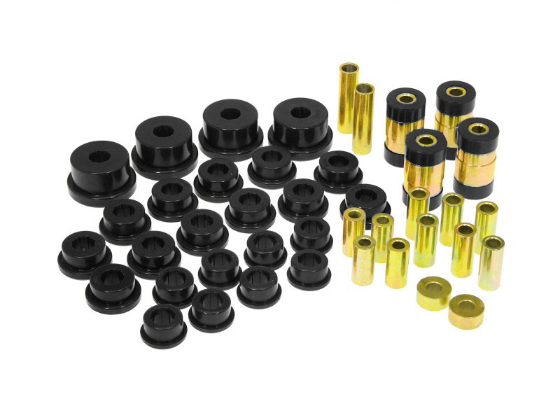 Prothane 13-301-BL | 95-99 Mitsubishi Eclipse Rear Upper/Lower Control Arm Bushings - Black; 1995-1999