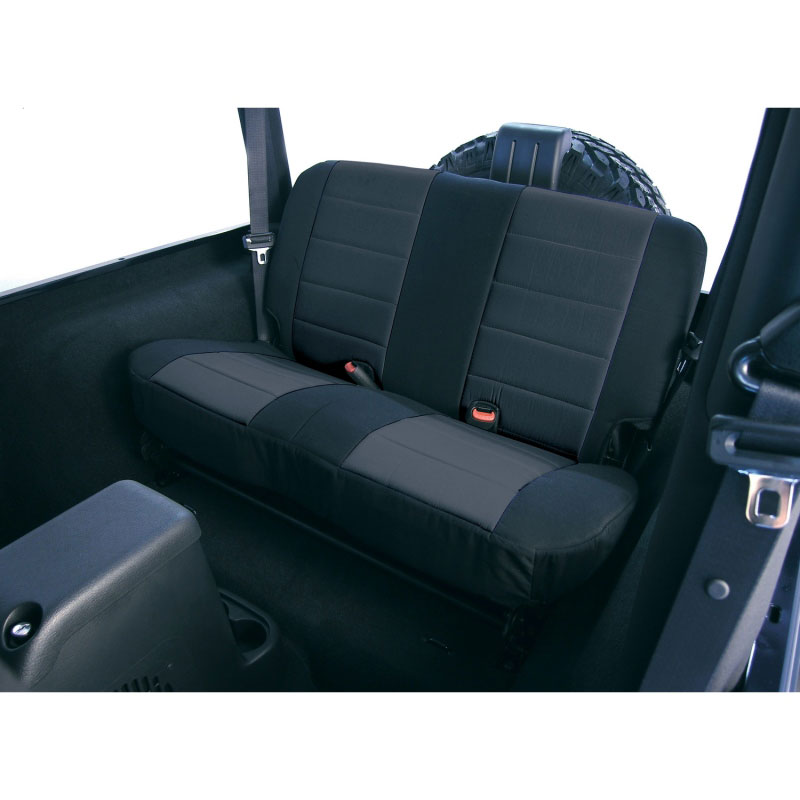 Rugged Ridge 13262.01 | Neoprene Rear Seat Cover 80-95 Jeep CJ / Jeep Wrangler; 1980-1995