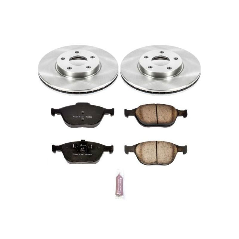 PowerStop koe5580 | Power Stop 10-13 Ford Transit Connect Front Autospecialty Brake Kit; 2010-2013