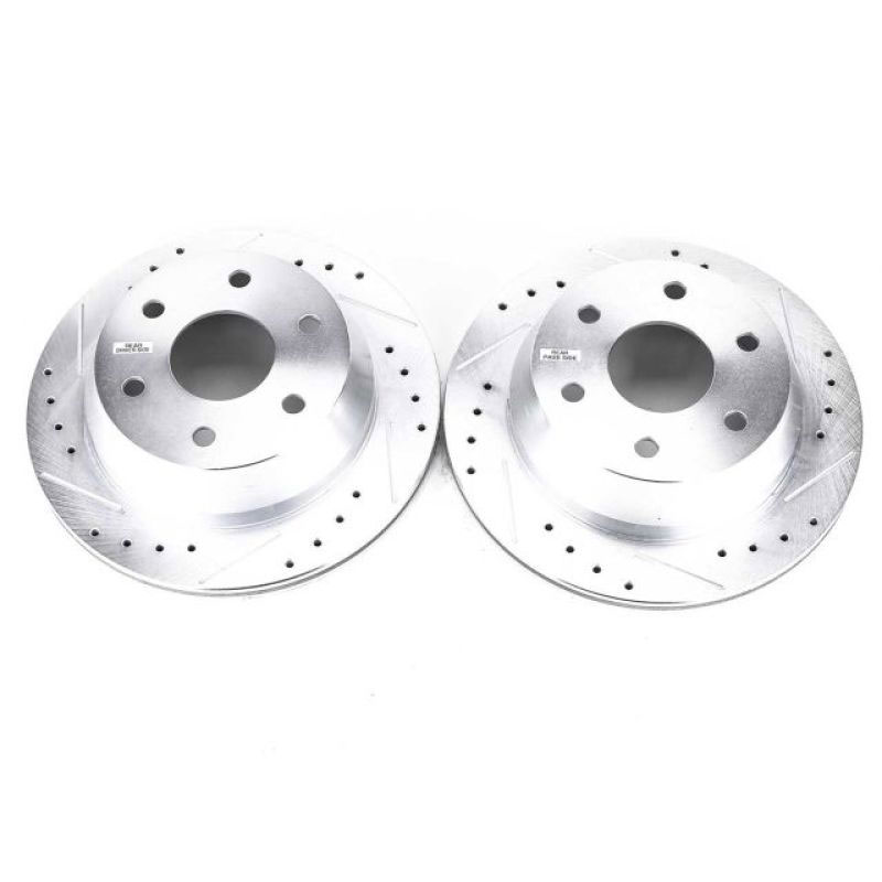 PowerStop ar8641xpr | Power Stop 03-05 Chevrolet Astro Rear Evolution Drilled & Slotted Rotors - Pair; 2003-2005