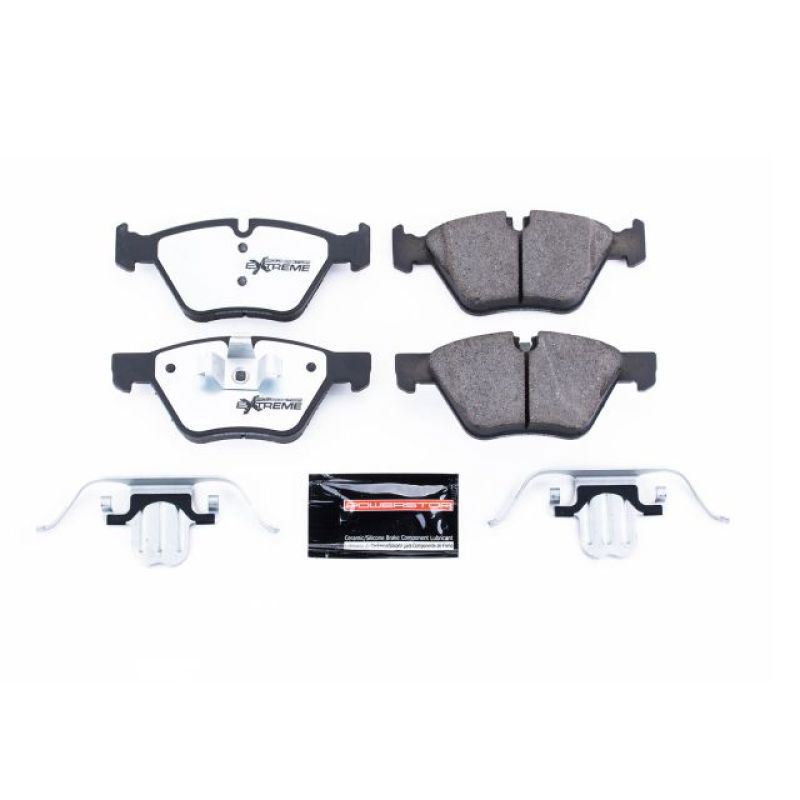 PowerStop z26-1061a | Power Stop 08-13 BMW 128i Front Z26 Extreme Street Brake Pads w/Hardware; 2008-2013