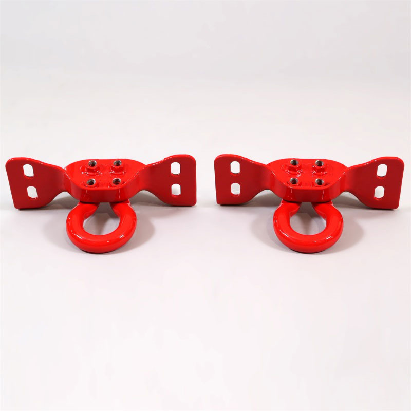 Ford Racing m-18954-sdr | 17-22 Super Duty Tow Hooks - Red (Pair); 2017-2022