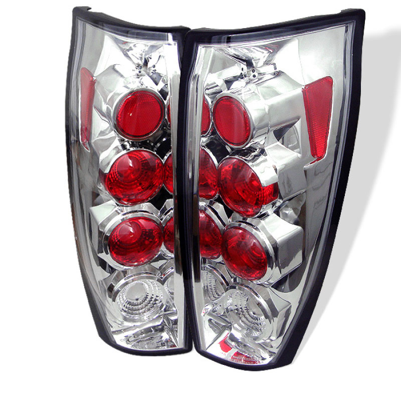 SPYDER 5001115 | Spyder Chevrolet Avalanche Altezza Tail Lights - Chrome - (ALT-YD-CAV04-C); 2002-2006