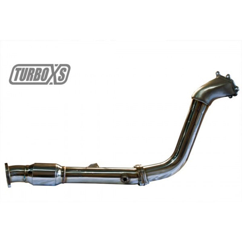 Turbo XS WS02-DPC | TurboXS Downpipe High Flow Catalytic Converter Subaru WRX/Sti/Forester XT; 2002-2008