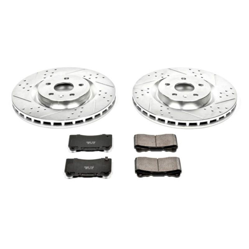 PowerStop k2948 | Power Stop 12-13 Buick Regal Front Z23 Evolution Sport Brake Kit; 2012-2013