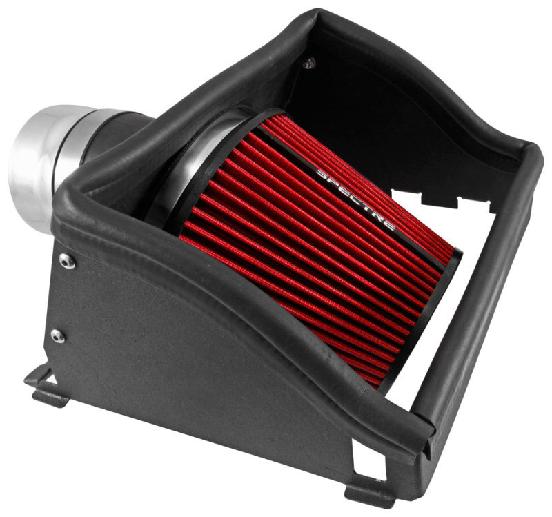 Spectre 9034 | 15-18 Ford F150 2.7L/3.5L F/I Air Intake Kit - Polished w/Red Filter; 2015-2018