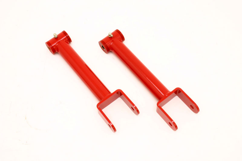 BMR Suspension UTCA003R | BMR Fixed Extended Length Upper Control Arms Red; 1994-1996