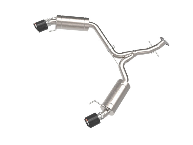 aFe 49-36055-c | POWER Takeda 06-13 Lexus IS250/IS350 SS Axle-Back Exhaust w/ Carbon Tips; 2006-2013