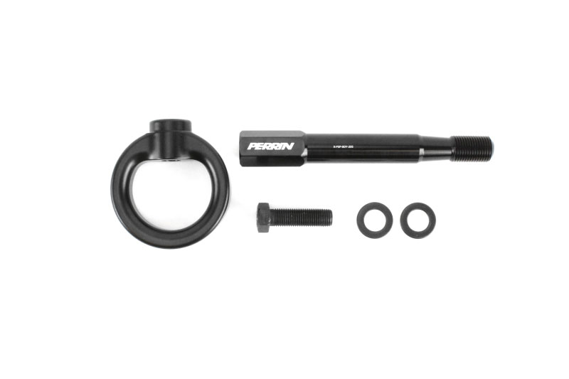 Perrin Performance psp-bdy-257bk | Perrin 18-19 Subaru Crosstrek Tow Hook Kit (Rear) - Black; 2018-2022