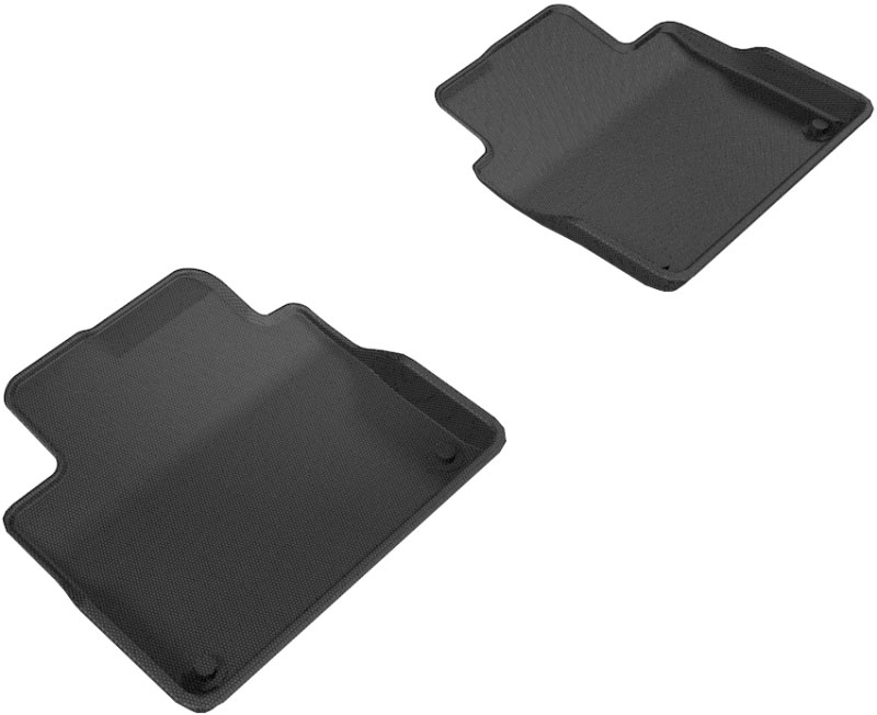 3D Maxpider l1vv02221509 | 3D MAXpider 2017-2019 Volvo S90/V90 Kagu 2nd Row Floormats - Black; 2017-2019