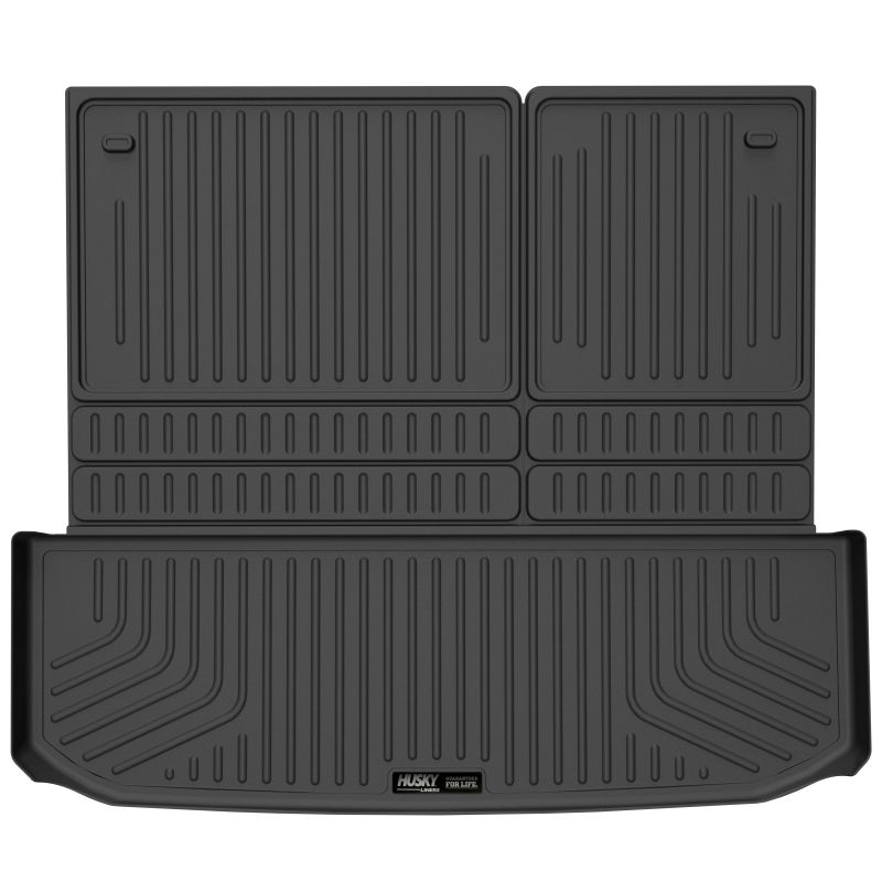 Husky Liners 25701 | 2022 Nissan Pathfinder (Folds Up/Down w/3rd Row) WeatherBeater Cargo Liner - Blk; 2022-2022