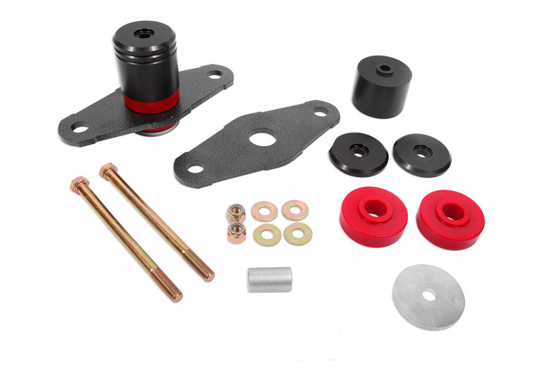 BMR Suspension mm110 | BMR 11-18 Dodge Challenger Motor Mount Polyurethane Bushing Upgrade Kit - Black Anodized; 2011-2018