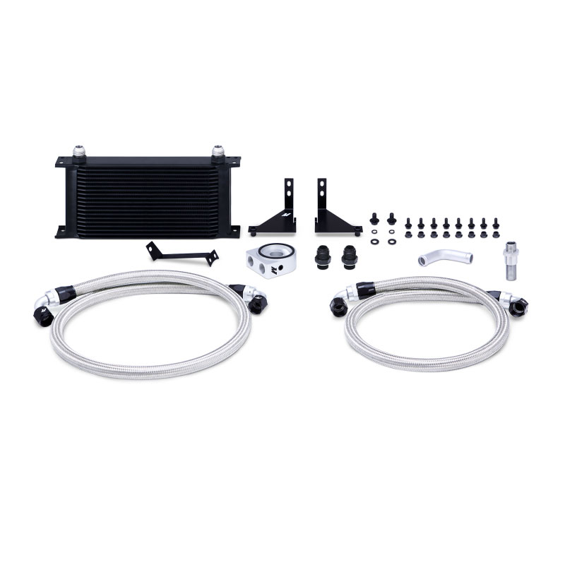 Mishimoto mmoc-fist-14bk | 14-16 Ford Fiesta ST Non-Thermostatic Oil Cooler Kit - Black; 2014-2016