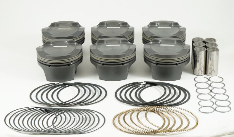 Mahle 197832225 | MS BMW N54 B30 3.0L 84.50mm x 31.7mm CH 17.2cc 314g 10.3CR Pistons (Set of 6); 2006-2016