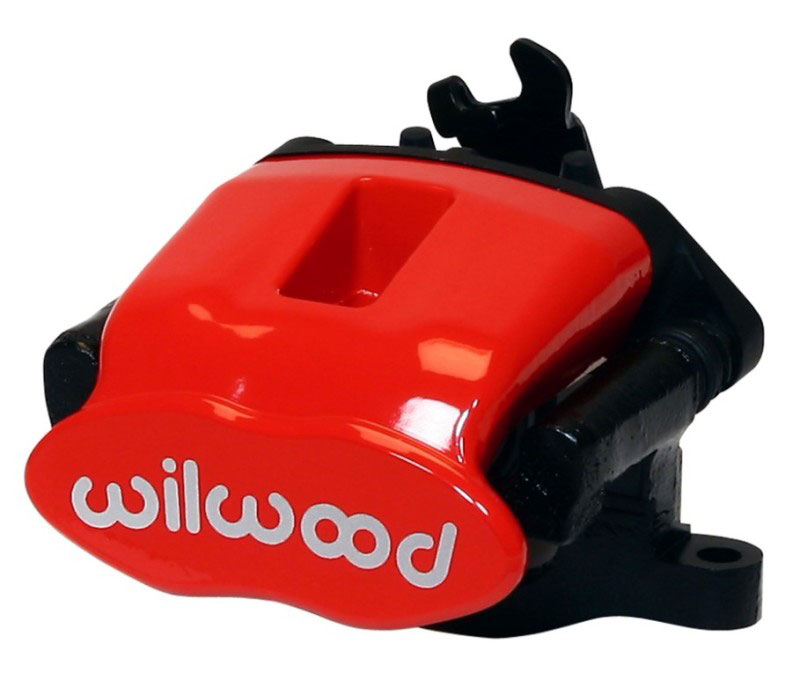 Wilwood 120-9809-1-rd | Caliper-Combination Parking Brake-Pos 1-L/H-Red 34mm piston .81in Disc