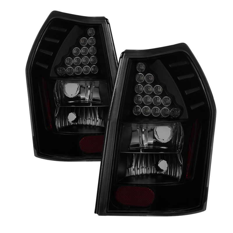 SPYDER 9036576 | xTune Dodge Magnum 05-08 LED Tail Lights - Black Smoked ALT-JH-DMAG05-LED-BSM; 2005-2008