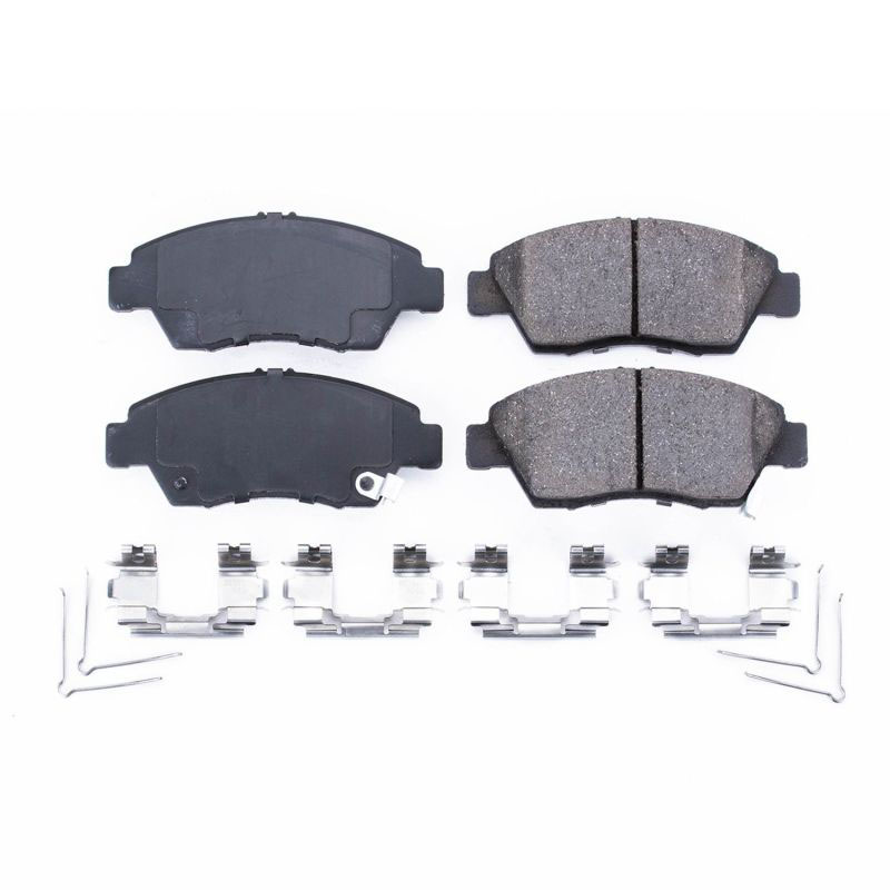 PowerStop 17948 | Power Stop 13-14 Acura ILX Front Z17 Evolution Ceramic Brake Pads w/Hardware; 2013-2014