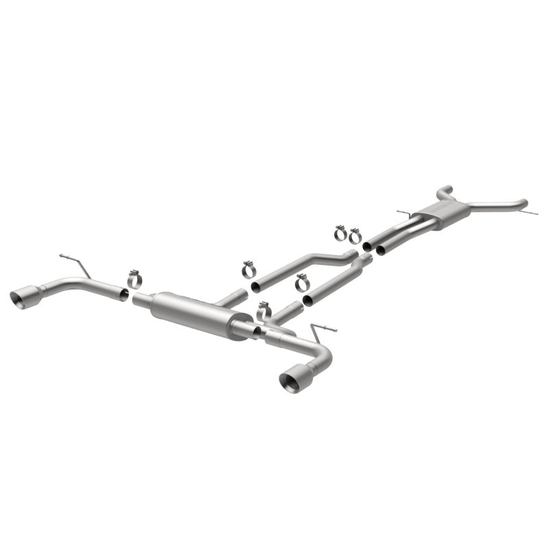 Magnaflow 15085 | MagnaFlow 07 Audi Q7 V8 4.2L Dual Split Rear Exit Stainless Cat-Back Perf Exhaust; 2007-2007