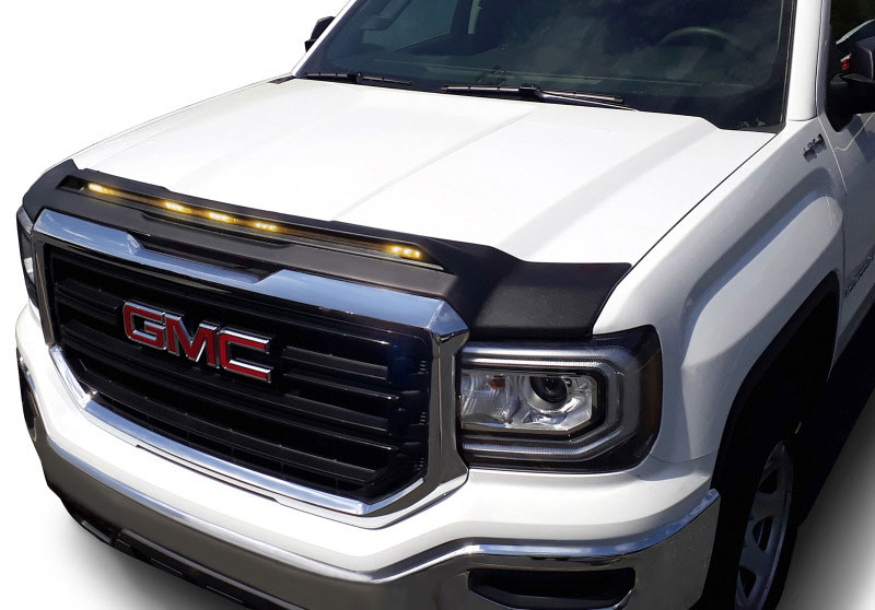 AVS 2014-2018 GMC Sierra 1500 Aeroskin Low Profile Hood Shield w ...