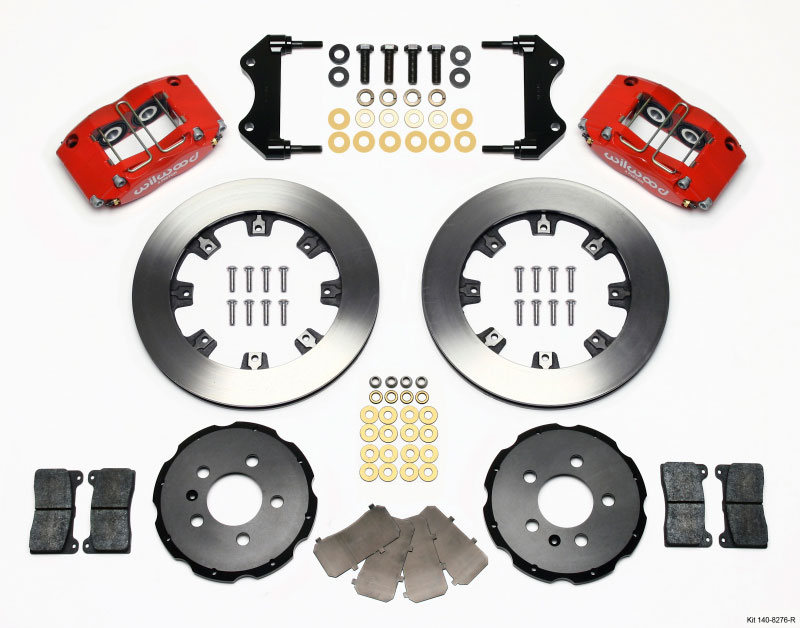 Wilwood 140-8276-r | Dynapro Radial Front Kit 12.19in Red 99-03 Jetta IV & Golf IV; 1999-2003