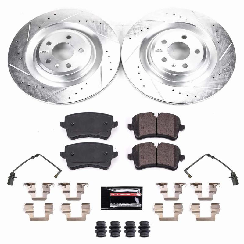 PowerStop k8486 | Power Stop 2018 Audi S8 Rear Z23 Evolution Sport Brake Kit; 2018-2018