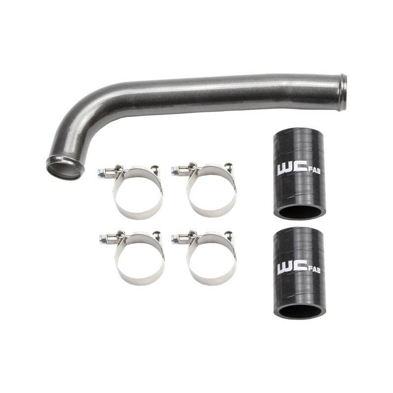 Wehrli wcf100860cro | 01-05 Chevrolet 6.6L LB7/LLY Duramax Upper Coolant Pipe - Chevy Orange; 2001-2005