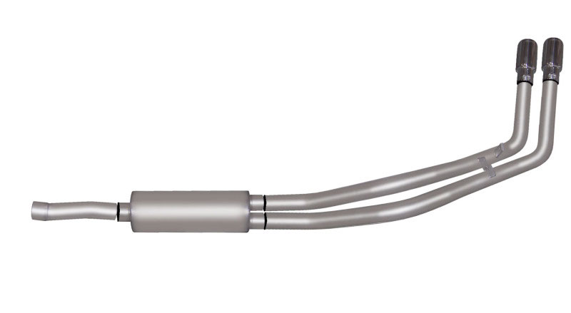 Gibson 65900 | 88-93 Chevrolet C1500 Cheyenne 5.7L 2.5in Cat-Back Dual Sport Exhaust - Stainless; 1988-1993