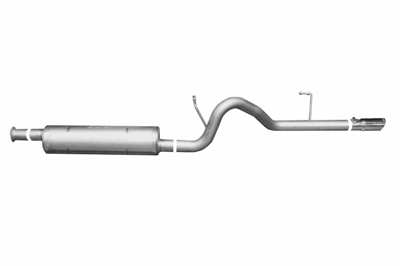 Gibson 617206 | 08-12 Jeep Liberty Limited 3.7L 2.5in Cat-Back Single Exhaust - Stainless; 2008-2012