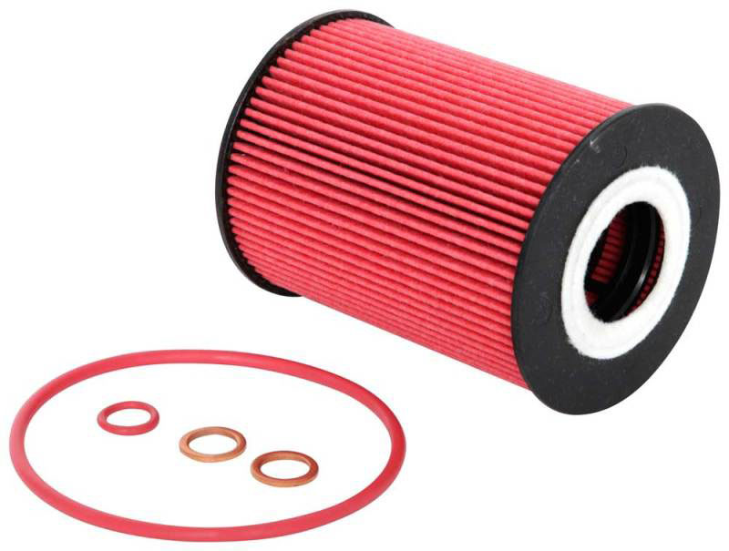 K&N Engineering hp7032 | K&N Performance Oil Filter for 06-11 BMW M5/M6 / 08-15 Porsche Cayenne 4.8L / 10-15 911 3.4L/3.8L; 2006-2011