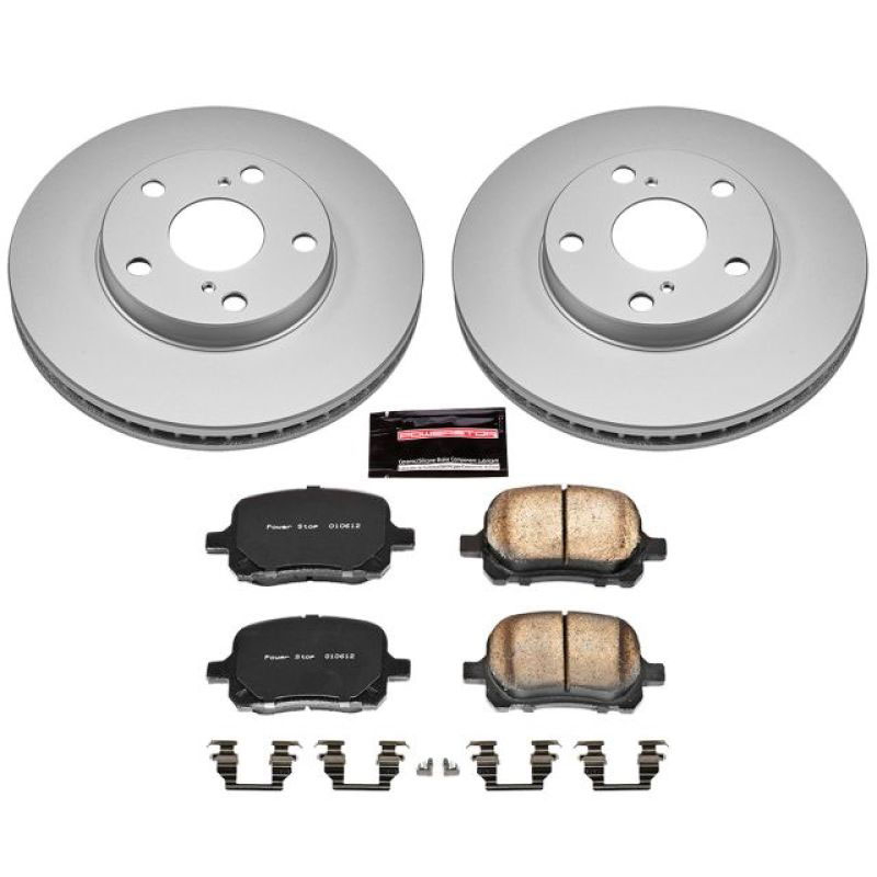 PowerStop crk1058 | Power Stop 97-01 Lexus ES300 Front Z17 Evolution Geomet Coated Brake Kit; 1997-2001