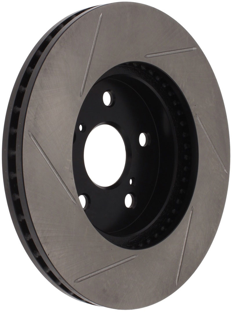 Stoptech 126.44125SL | StopTech Toyota Solara Sport Slotted Brake Rotor, Front Left; 2004-2008