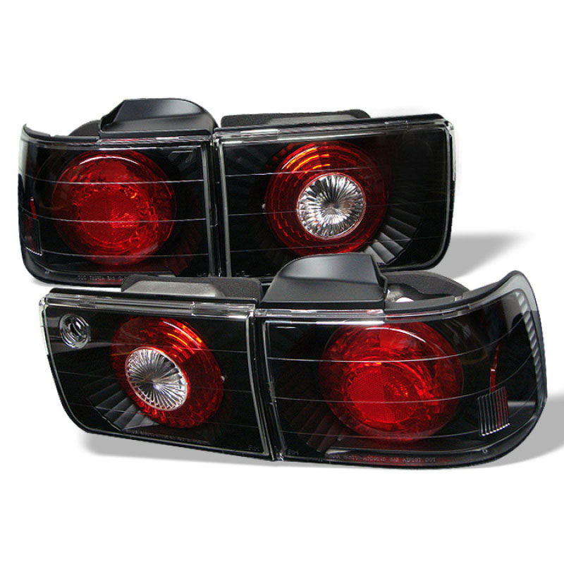 SPYDER 5004093 | Spyder Honda Accord 4Dr Altezza Tail Lights - Black - (ALT-YD-HA92-4D-BK); 1992-1993