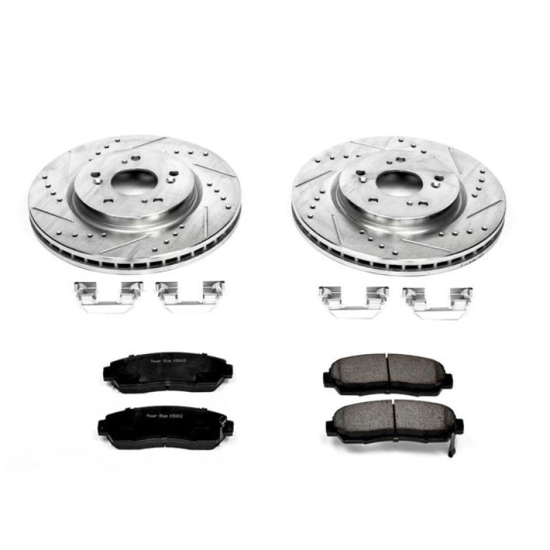 PowerStop k228 | Power Stop 07-12 Acura RDX Front Z23 Evolution Sport Brake Kit; 2007-2012