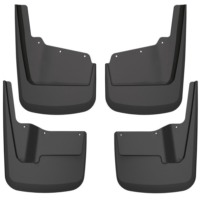 Husky Liners 58296 | 20-23 GMC Sierra 2500/3500 HD (Excl. Dually) Front & Rear Mud Guards - Black; 2020-2023