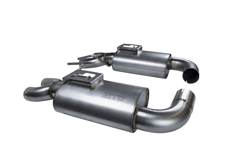 Kooks Headers 11546300 | KOOKS Mustang Shelby GT350 5.2L 3in Axle Back Exhaust System for Kooks Headers and X-Pipe for Factory Quad Tips; 2015-2017