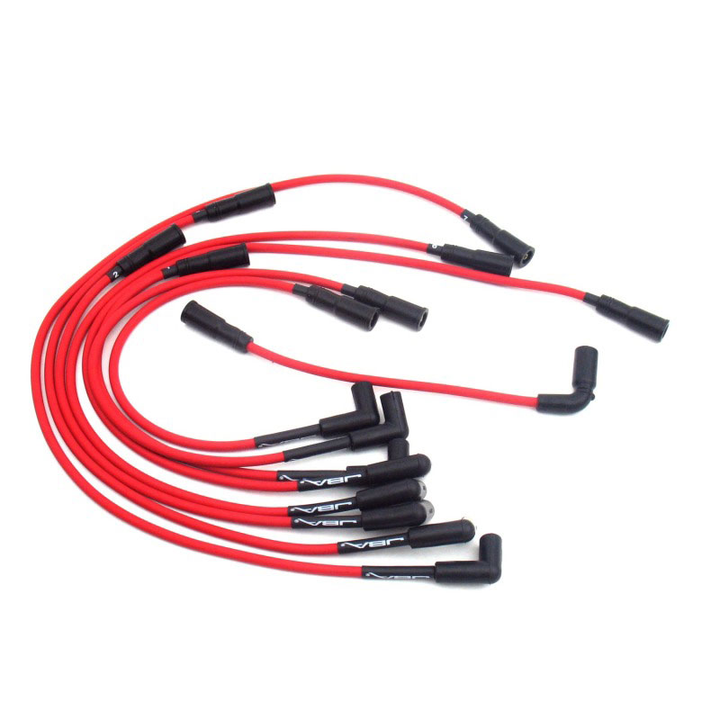 JBA w0803 | 93-97 Chevrolet Camaro 5.7L LT1 Ignition Wires - Red; 1993-1997