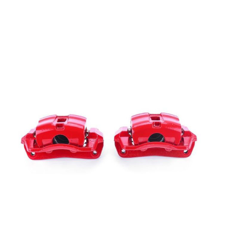 PowerStop s2622 | Power Stop 98-02 Mazda 626 Front Red Calipers w/Brackets - Pair; 1998-2002