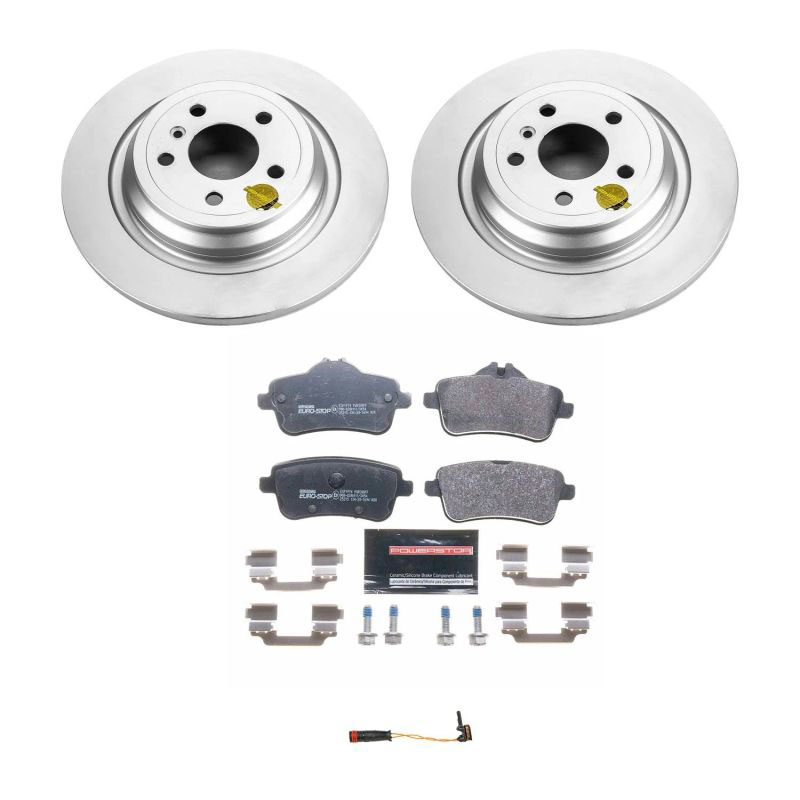 PowerStop esk7440 | Power Stop 2016 Mercedes-Benz GLE300d Rear Euro-Stop Brake Kit; 2016-2016