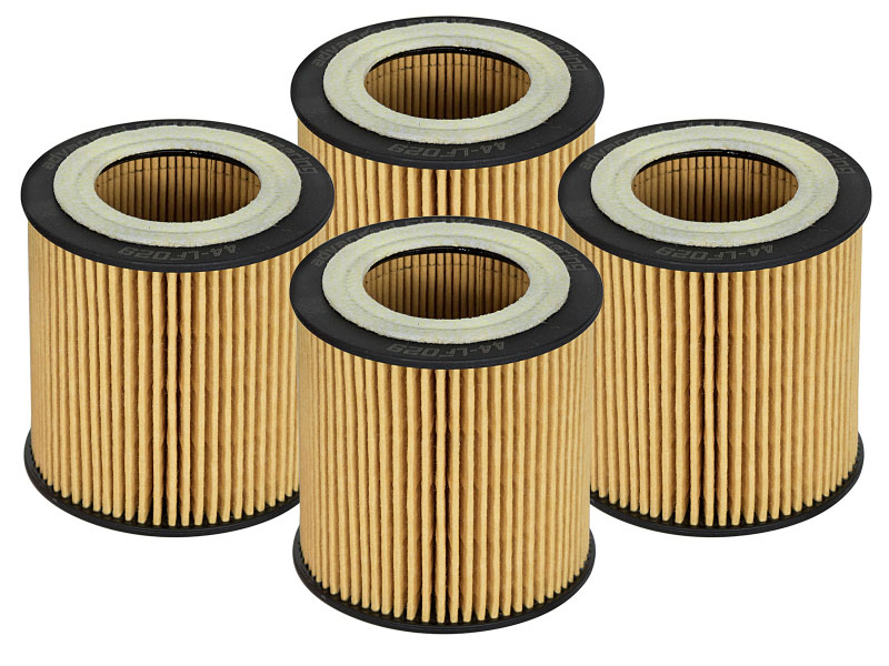 aFe 44-lf029-mb | Pro GUARD D2 Oil Filter 06-19 BMW Gas Cars L6-3.0T N54/55 - 4 Pack; 2006-2019