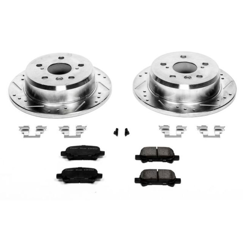 PowerStop k2417 | Power Stop 05-07 Toyota Avalon Rear Z23 Evolution Sport Brake Kit; 2005-2007