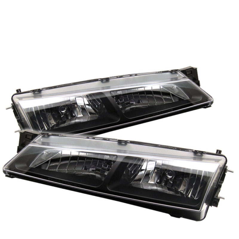 SPYDER 5012616 | Spyder Nissan 240SX Crystal Headlights - Black - (HD-YD-N294-BK); 1997-1998