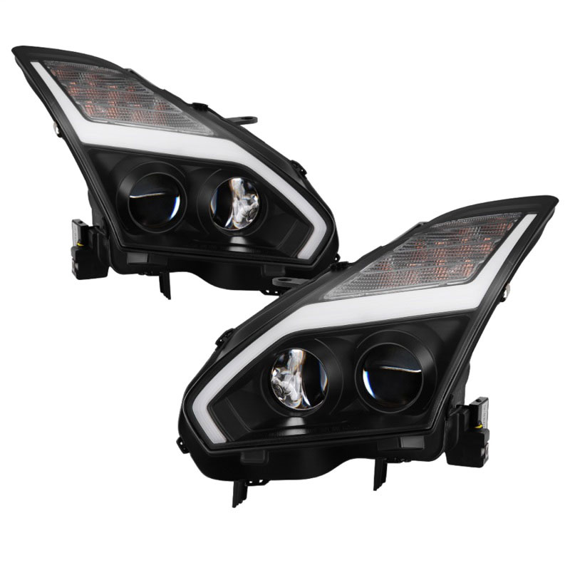 SPYDER 5085696 | Spyder Nissan GTR R35 09-14 - Projector Headlights - DRL LED - Black; 2009-2014