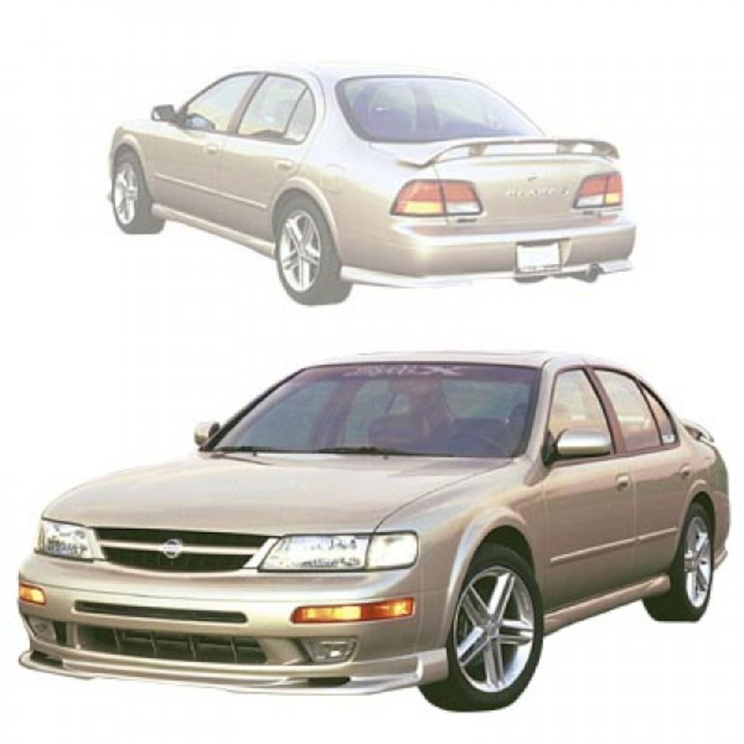 Stillen 108211 | STILLEN Lip Spoiler 97-99 Maxima; 1997-1999