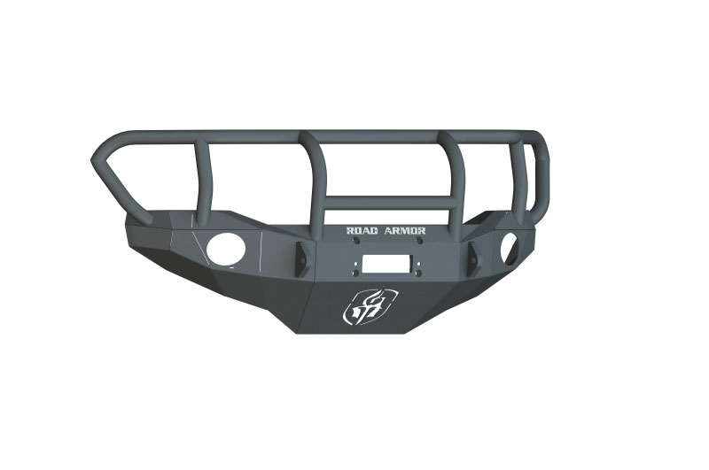 Road Armor fj801b | 06-14 Toyota FJ Cruiser Stealth Front Winch Bumper w/Titan II Guard - Tex Blk; 2006-2014