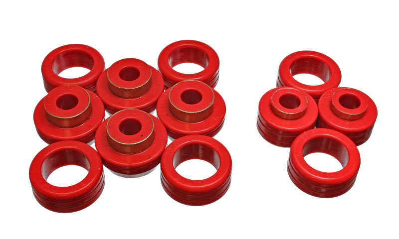 Energy Suspension 5.4106r | 87-96 Dodge Dakota 2WD Red Body (Cab) Mount Set; 1987-1996