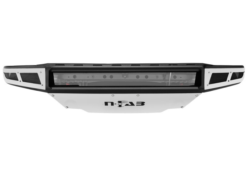 N-Fab t061mrds | M-RDS Front Bumper 06-17 Toyota FJ Cruiser - Tex. Black w/Silver Skid Plate; 2006-2017